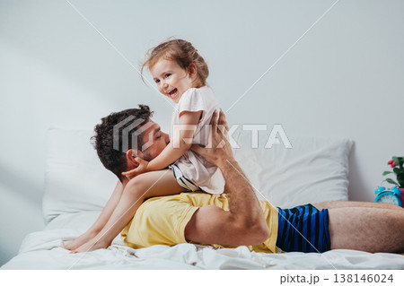Father and daughter spending quality time Father and daughter spending quality time 138146024