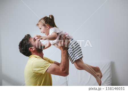 Father and daughter spending quality time Father and daughter spending quality time 138146031