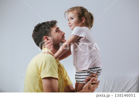 Father and daughter spending quality time Father and daughter spending quality time 138146051
