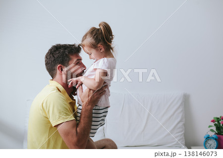 Father and daughter spending quality time Father and daughter spending quality time 138146073