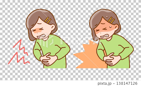 小學生因肚子痛臉漲得通紅 | 健康狀況不佳、經痛、壓力 小學生因肚子痛臉漲得通紅 | 健康狀況不佳、經痛、壓力 138147126