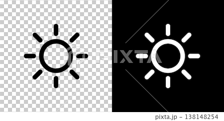 晴れのアイコン 天気 太陽 晴れのアイコン 天気 太陽 138148254
