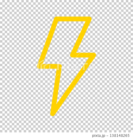 閃電/電力圖示 雷暴 138148265