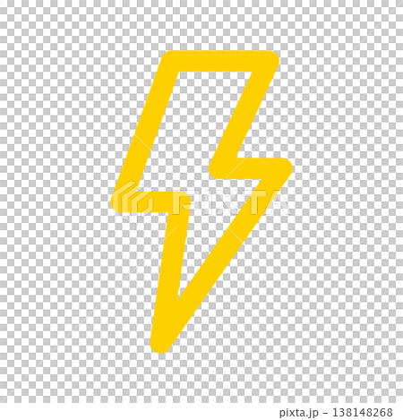 閃電/電力圖示 雷暴 138148268