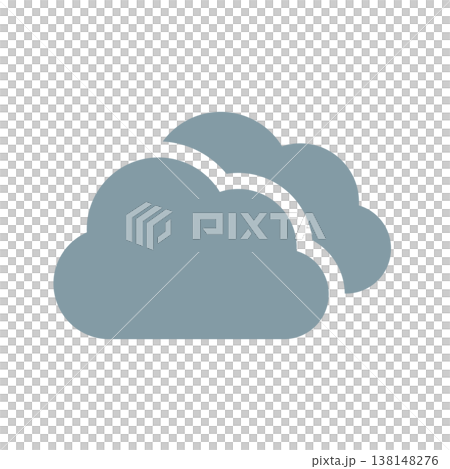 多雲的天空圖示 雲 多雲的天空圖示 雲 138148276