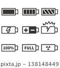 バッテリーアイコンセット 138148449