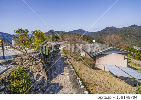 果無集落(十津川村、3月中旬) 果無集落(十津川村、3月中旬) 138148784