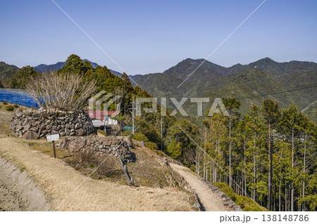 果無集落（十津川村、3月中旬） 138148786