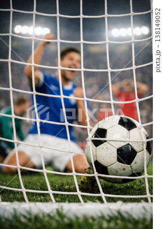 サッカー　ゴールの瞬間 138149052