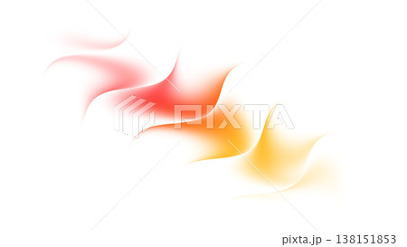 Waves of colors flow together in a soft design on a plain background Waves of colors flow together in a soft design on a plain background 138151853