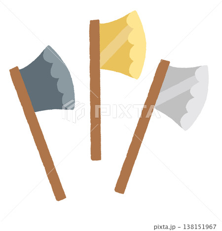 金の斧と銀の斧と普通の斧 138151967