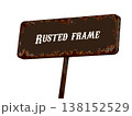 少し錆びた看板 138152529