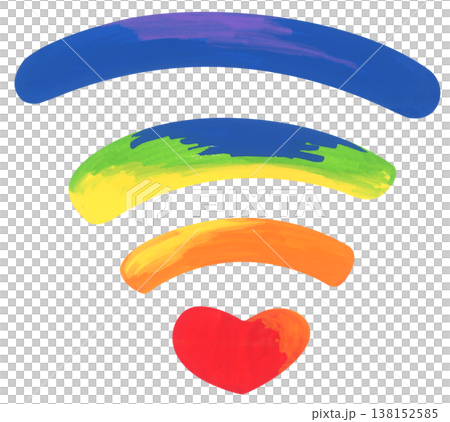 Rainbow heart illustration, pride month celebration with colorful heart shape symbol, LGBTQ community love equality diversity inclusion support, hand drawn cute abstract romance friendship decor Rainbow heart illustration, pride month celebration with colorful heart shape symbol, LGBTQ community love equality diversity inclusion support, hand drawn cute abstract romance friendship decor 138152585