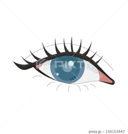 Illustration of human eye Illustration of human eye 138152647