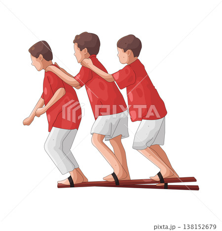 Illustration of Bakiak game 138152679