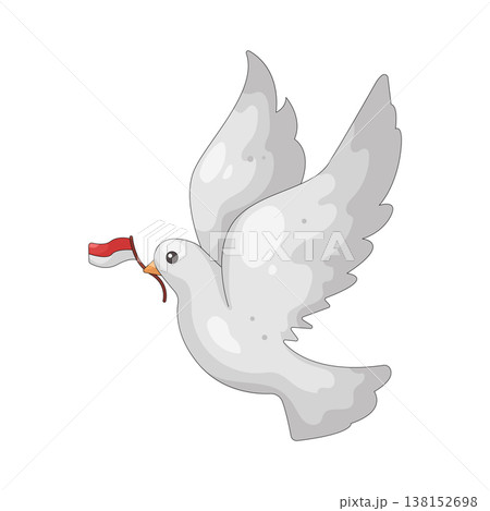 Illustration of dove  138152698