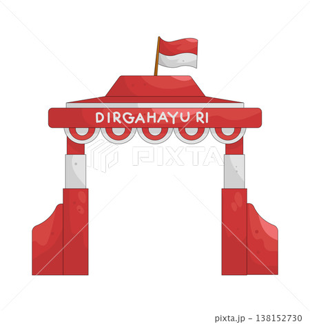 Illustration of decorated gate 138152730