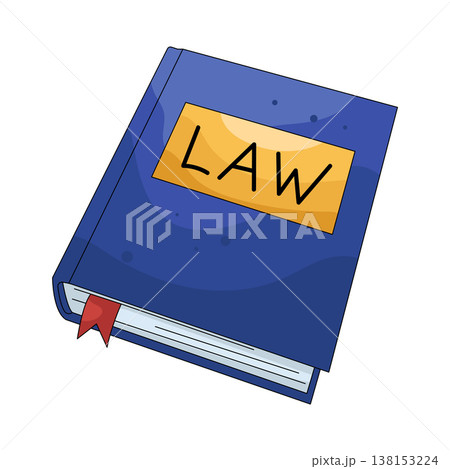 Illustration of law book Illustration of law book 138153224