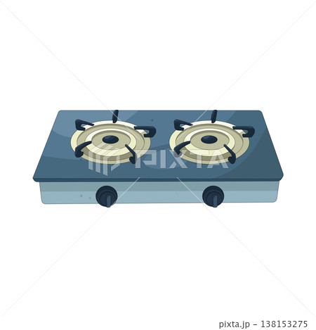 Illustration of stove 138153275