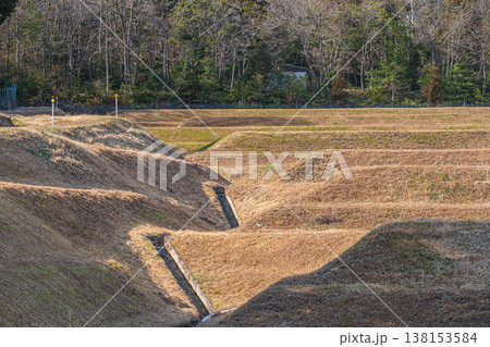 湖西地方の棚田風景 滋賀県大津市北小松 湖西地方の棚田風景 滋賀県大津市北小松 138153584