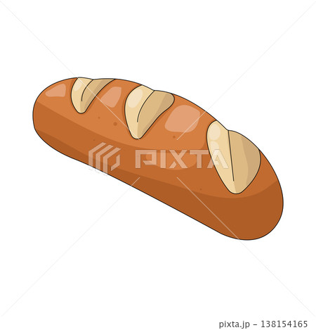 Illustration of bread Illustration of bread 138154165