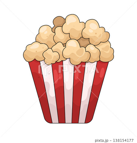 Illustration of popcorn 138154177
