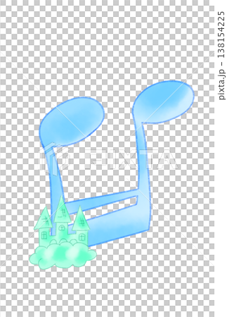 帶有城堡的音符 138154225