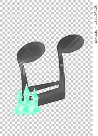 帶有城堡的音符 138154226