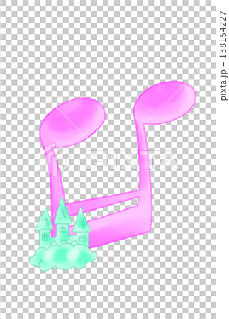 帶有城堡的音符 138154227