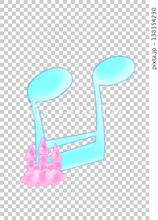 帶有城堡的音符 138154230