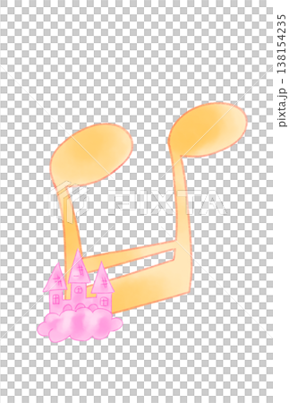 帶有城堡的音符 138154235