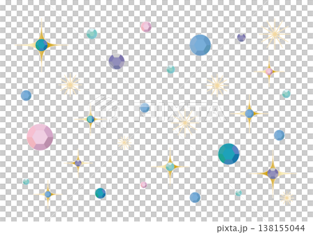 PNG image / Pastel-colored jewelry art 138155044