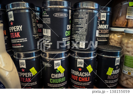 Yom Tov Levi gourmet grocery store in Levinsky Market Tel Aviv 138155059