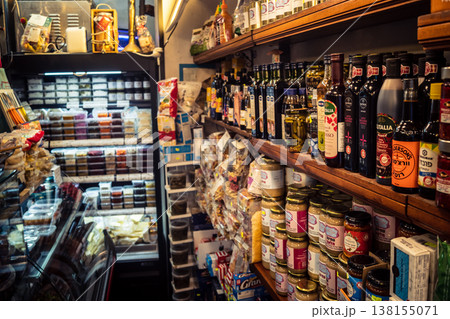 Yom Tov Levi gourmet grocery store in Levinsky Market Tel Aviv 138155071