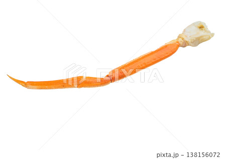 Luxury king kamchatka crab claw meat isolated on white background gourmet seafood for restaurant and fine dining Luxury king kamchatka crab claw meat isolated on white background gourmet seafood for restaurant and fine dining 138156072