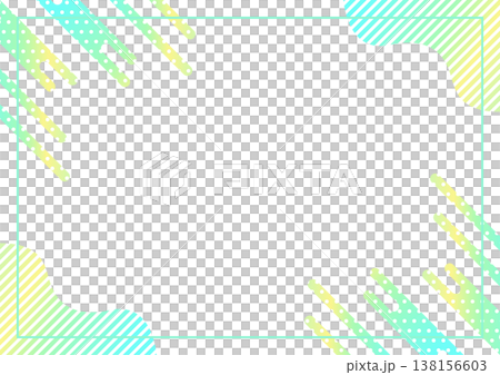 幾何圖案邊框背景素材，A4尺寸，A3尺寸，銀色比例，透明 138156603
