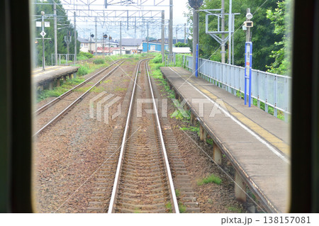 北海道道南いさりび鉄道線 七重浜駅から久根別駅までの風景 北海道道南いさりび鉄道線 七重浜駅から久根別駅までの風景 138157081