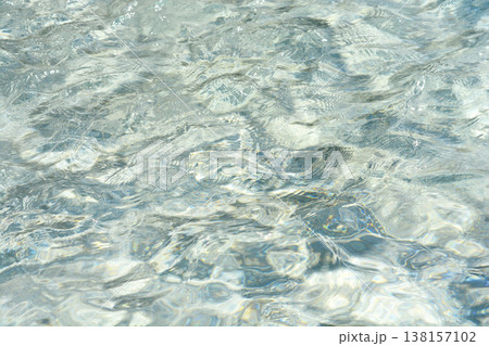 Texture of clear rippling water surface 138157102