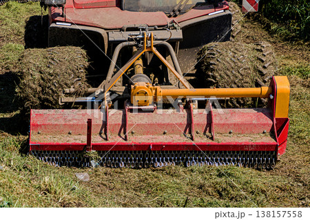 Lawn mower detail Lawn mower detail 138157558