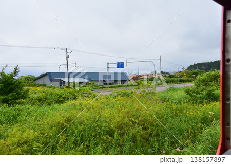 北海道道南いさりび鉄道線 渡島当別駅から泉沢駅までの風景 北海道道南いさりび鉄道線 渡島当別駅から泉沢駅までの風景 138157897