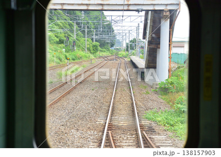 北海道道南いさりび鉄道線 渡島当別駅から泉沢駅までの風景 北海道道南いさりび鉄道線 渡島当別駅から泉沢駅までの風景 138157903