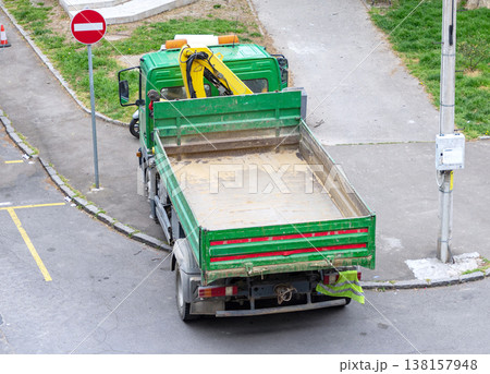 Transport vehicle in park 138157948