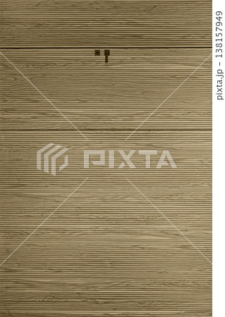 Wooden wall with drawer 138157949