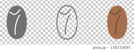 Date icon set: Three types of fruit icons: black and white, line art, and color. Date icon set: Three types of fruit icons: black and white, line art, and color. 138158095