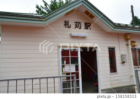 北海道道南いさりび鉄道線　泉沢駅から木古内駅までの風景 138158313