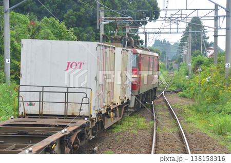 北海道道南いさりび鉄道線　泉沢駅から木古内駅までの風景 138158316
