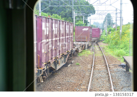 北海道道南いさりび鉄道線　泉沢駅から木古内駅までの風景 138158317