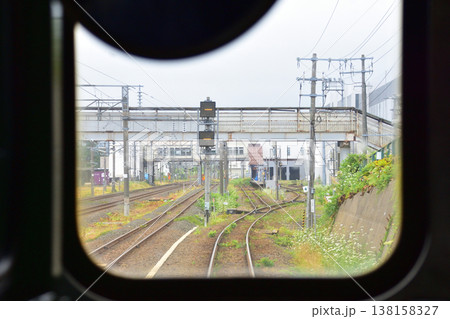 北海道道南いさりび鉄道線　泉沢駅から木古内駅までの風景 138158327