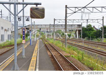 北海道道南いさりび鉄道線　泉沢駅から木古内駅までの風景 138158335