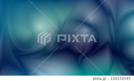 Pastel blue abstract liquid neon gradient background with smooth color transitions and ambient occlusion effect. Futuristic dark space modern template for design concepts. Vector illustration. Pastel blue abstract liquid neon gradient background with smooth color transitions and ambient occlusion effect. Futuristic dark space modern template for design concepts. Vector illustration. 138158545